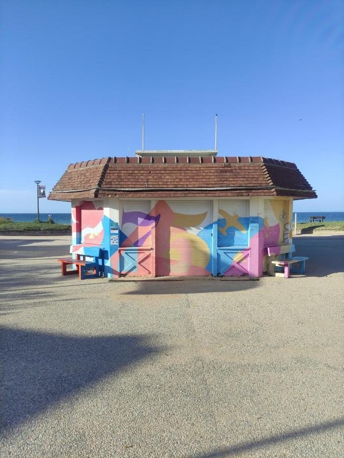 Studio Les Jardins De La Breche Hermanville-sur-Mer Exteriör bild