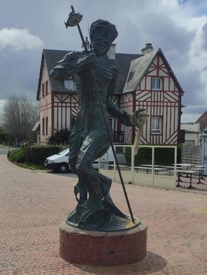 Studio Les Jardins De La Breche Hermanville-sur-Mer Exteriör bild